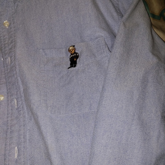 Men's Ralph Lauren Polo Bear Button Down - Picture 2 of 4